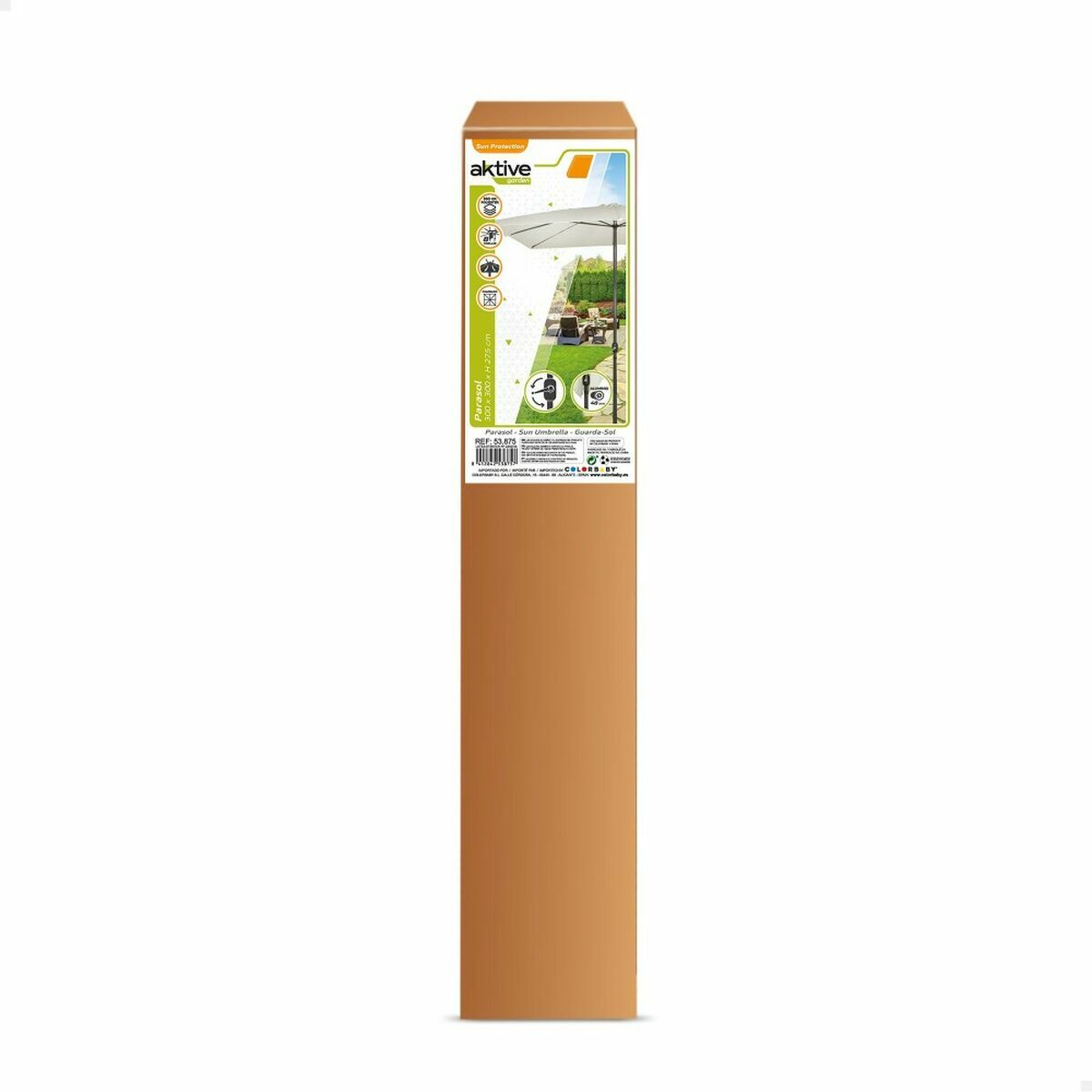 parasoll Aktive Kräm Ø 4,8 cm 300 cm Aluminium - 5