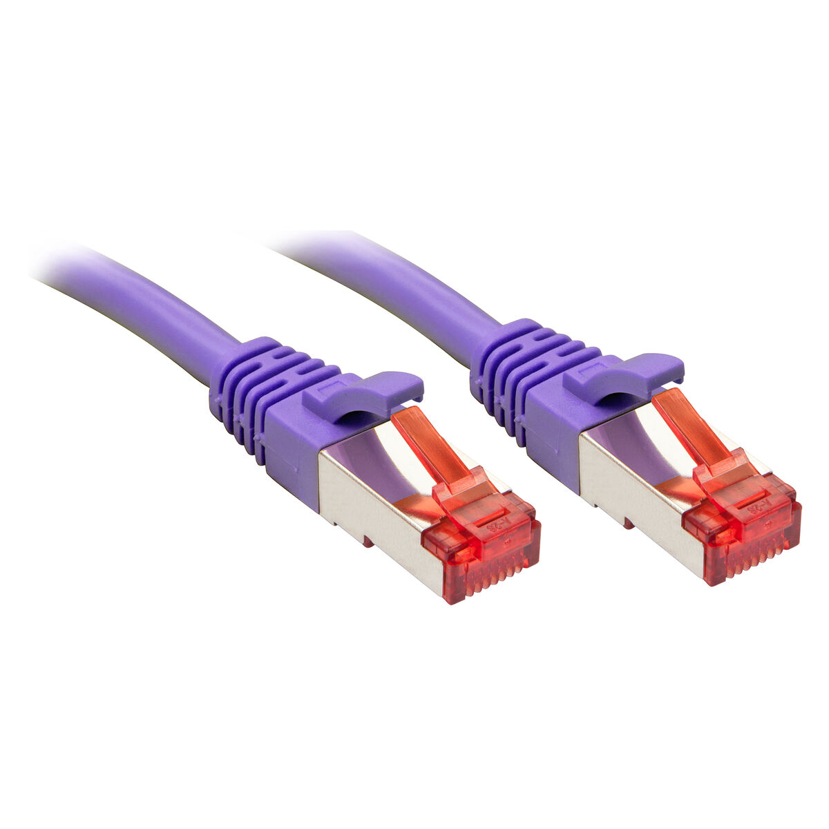 Nätkabel UTP Styv Kategori 6 LINDY Rj45/Rj45 Cat6 2m Violett 2 m (1 antal)