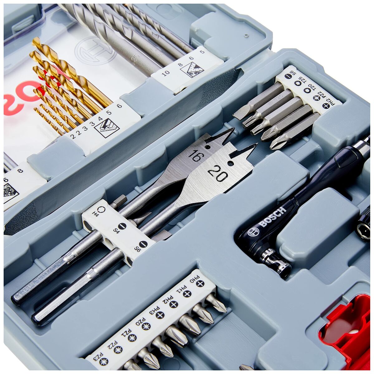 Drill bits and tits set BOSCH 49 Delar - 3