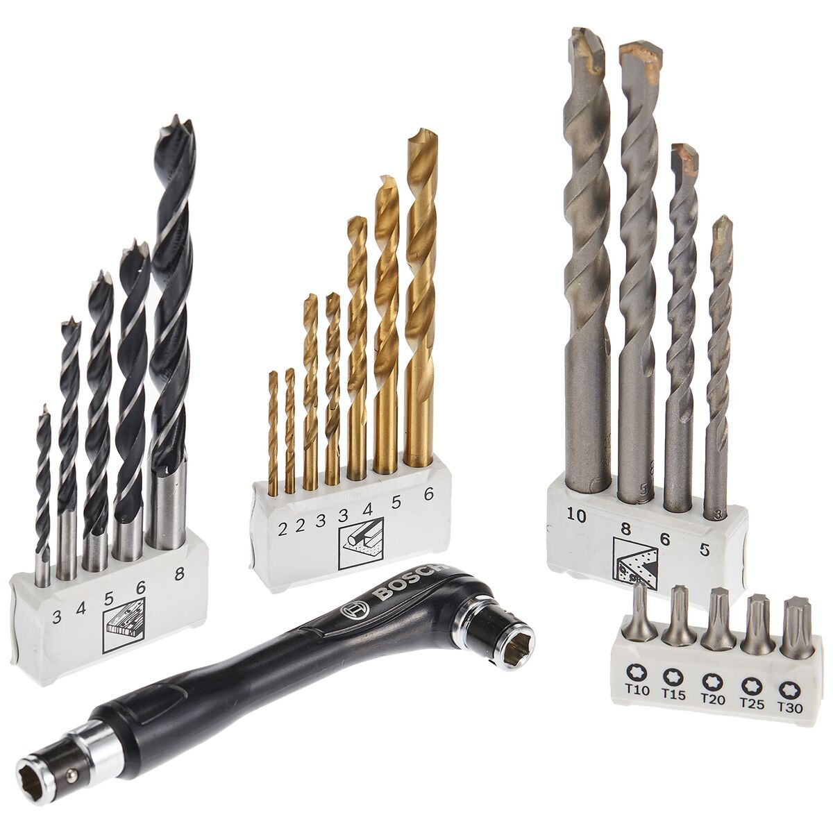 Drill bits and tits set BOSCH 49 Delar - 5