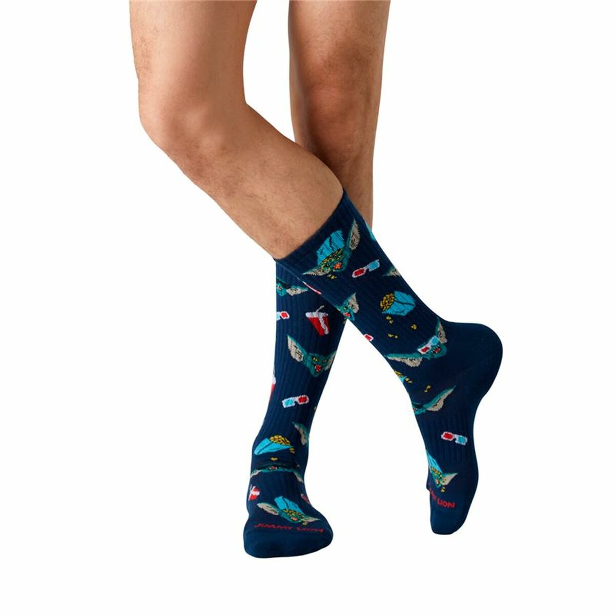 Strumpor Jimmy Lion Athletic Stripe Parties Blå 36-40 - 3