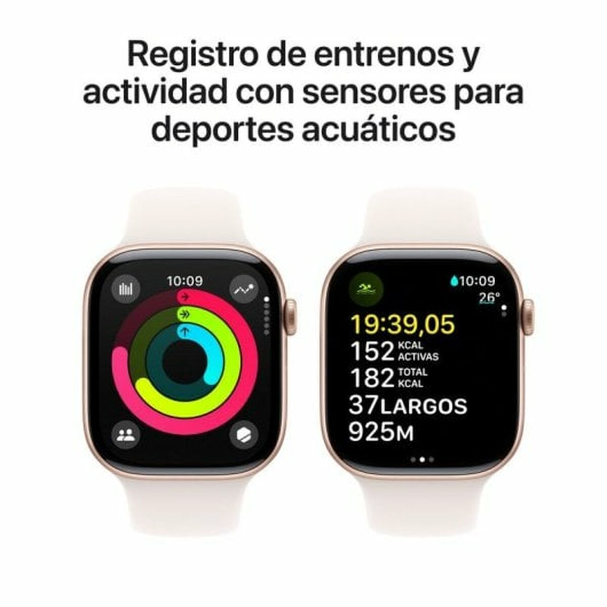 Smartklocka Apple Series 10 GPS 42mm Rosa Ø 46 mm - 4