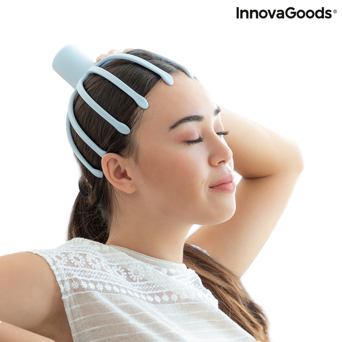 Massager med omladdningsbart huvud Helax InnovaGoods - 5