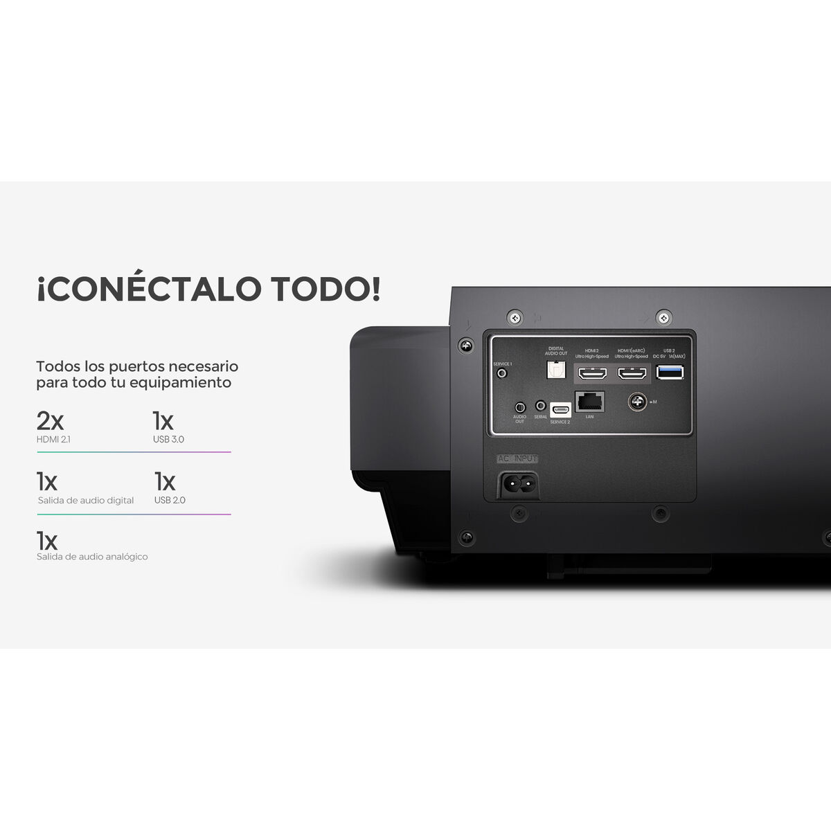 Projektor Hisense PX1-PRO 90-130 Svart Full HD - 4