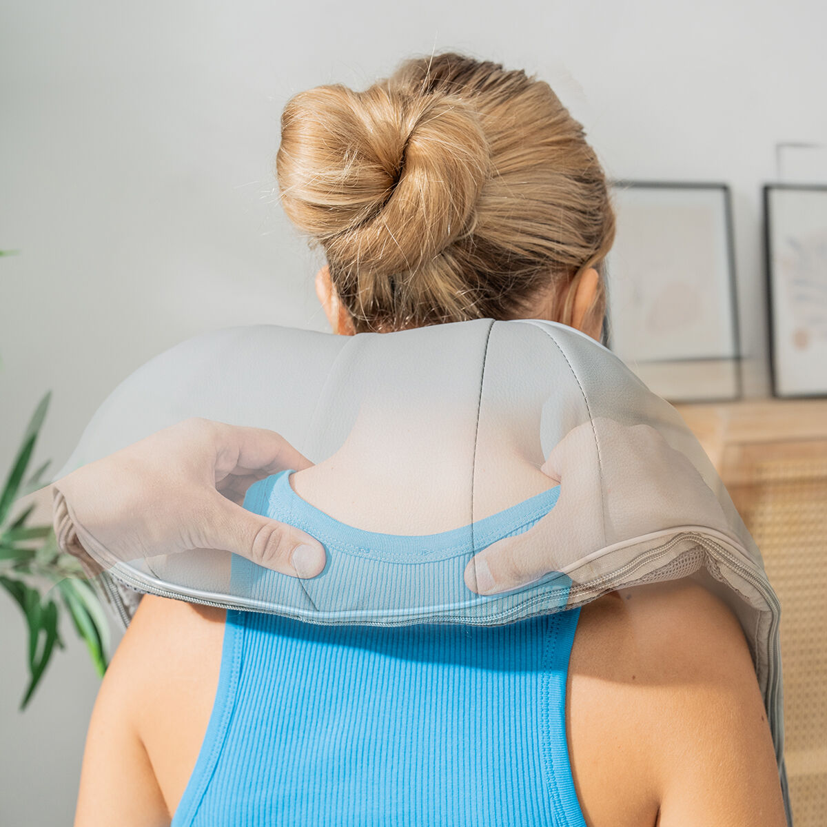 Laddningsbar Shiatsu-massageapparat Pro Massatsu InnovaGoods - 2