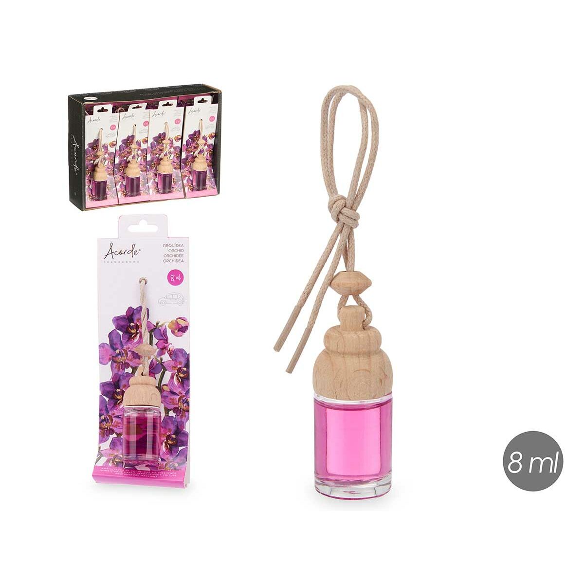 Bambupinnar Acorde Glas Doft Orkidé 8 ml (12 antal) - 3
