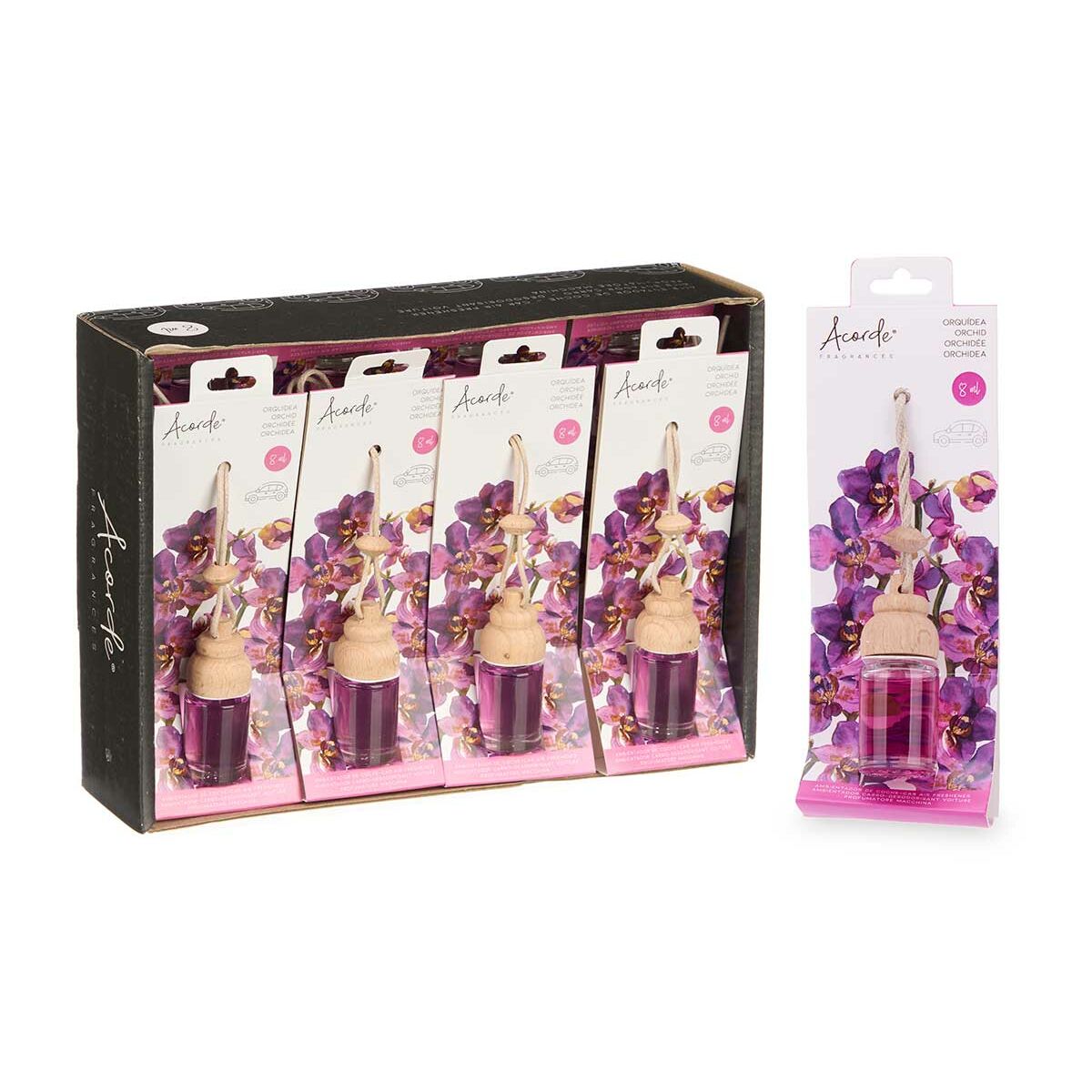 Bambupinnar Acorde Glas Doft Orkidé 8 ml (12 antal) - 4