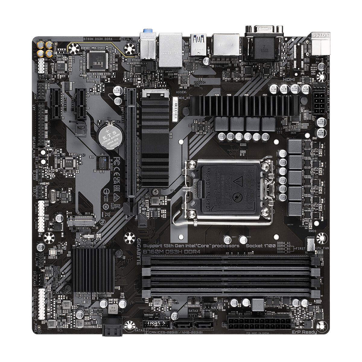 Moderkort Gigabyte B760M DS3H DDR4 LGA 1700 - 2