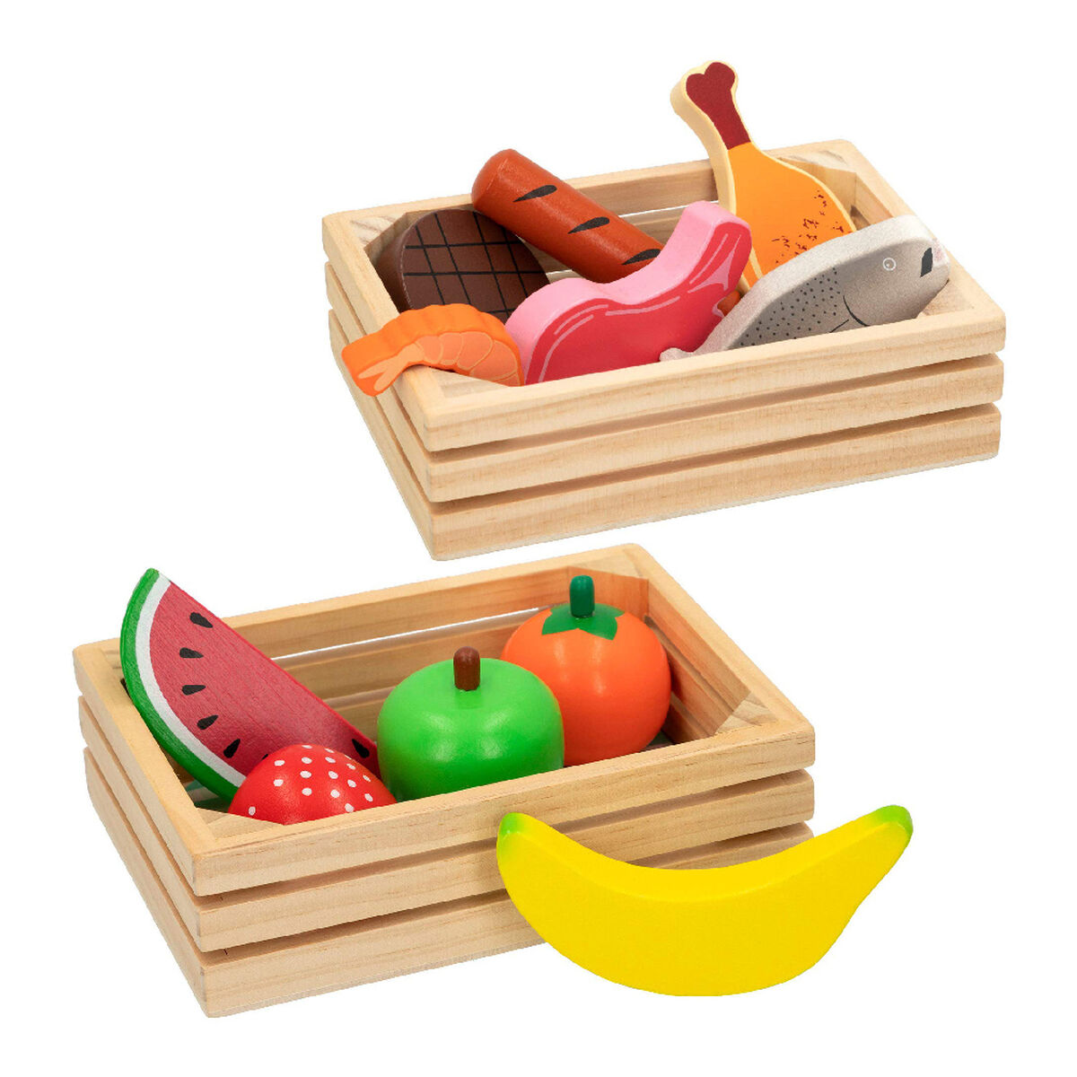 Sats med matleksaker Woomax 12 Delar (12 pcs) - 4