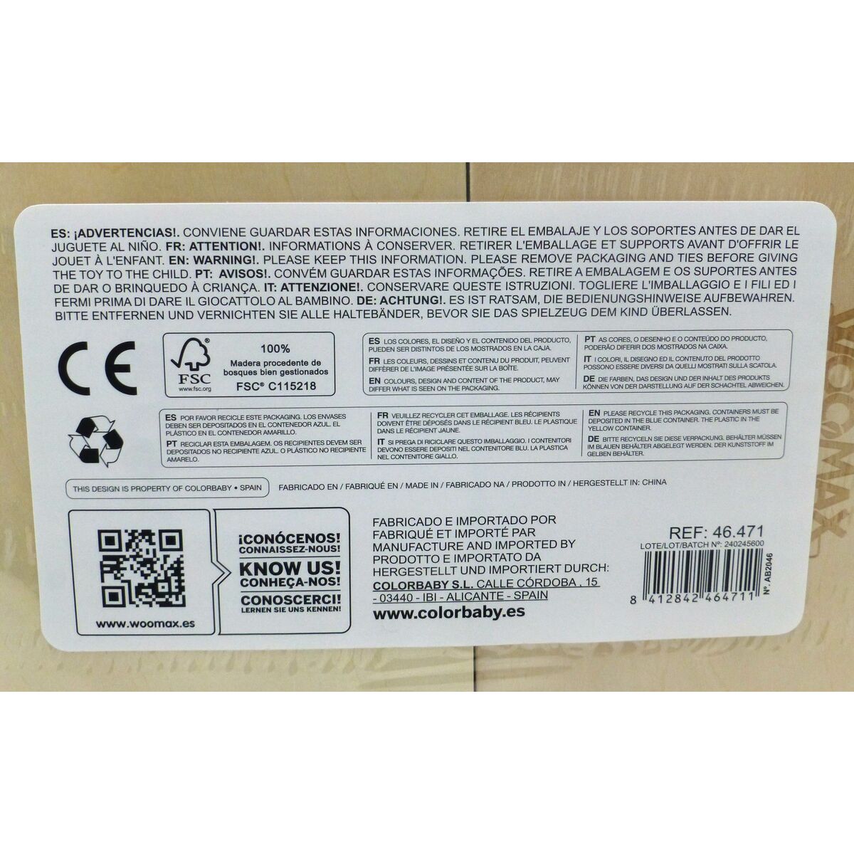 Sats med matleksaker Woomax 12 Delar (12 pcs) - 5