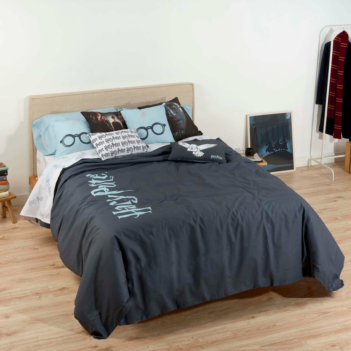 Påslakan Harry Potter Deep Multicolour 175 Trådar 155 x 220 cm Säng 90 - 2