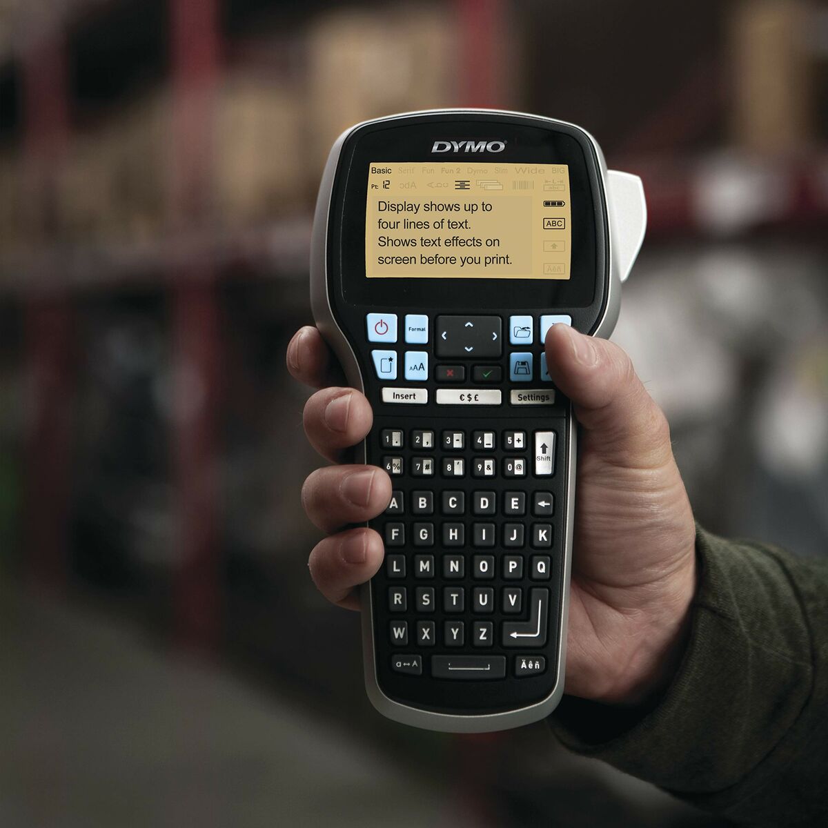 Elektrisk Etikettskrivare Bärbar Dymo LabelManager™ 420P ABC Kitcase - 4