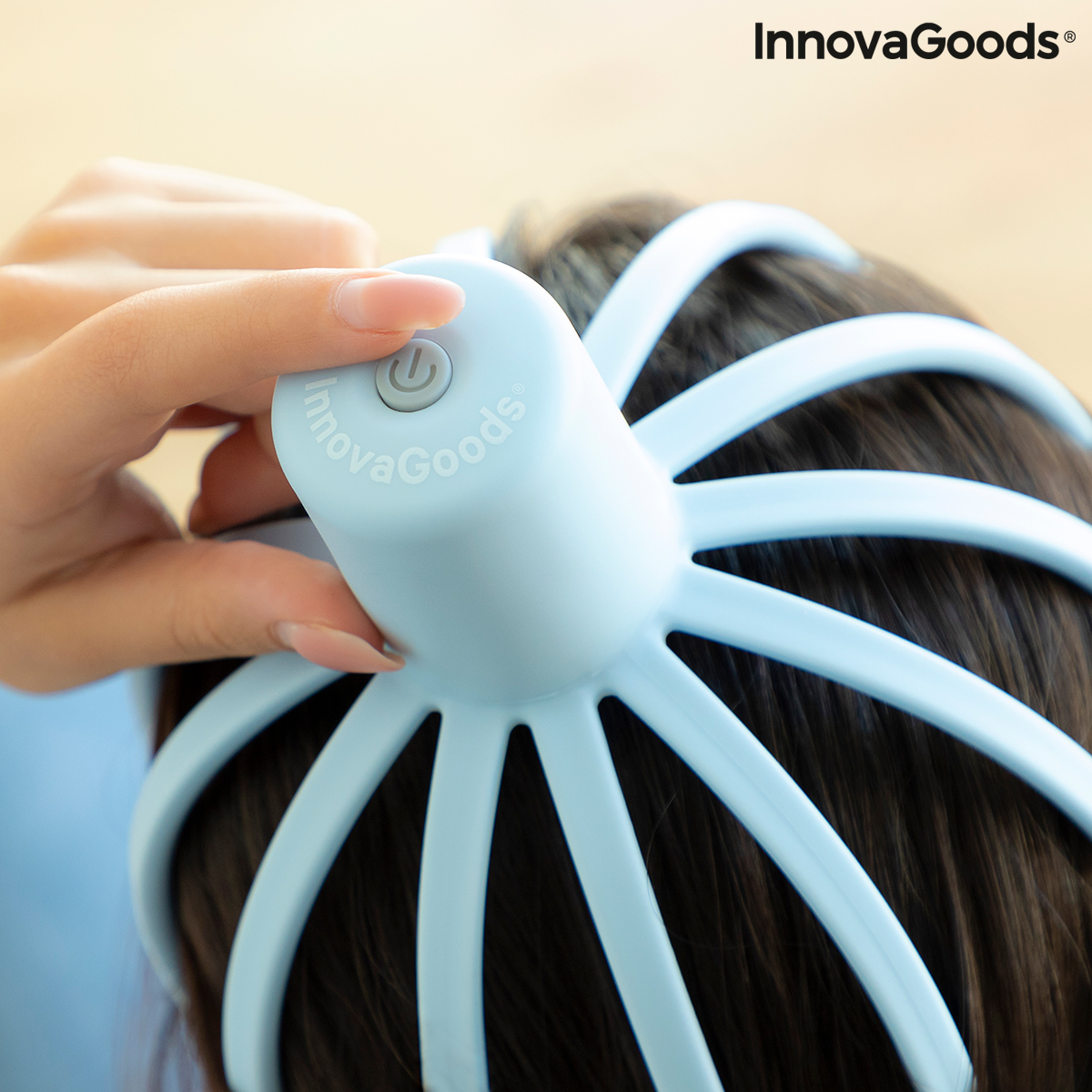 Massager med omladdningsbart huvud InnovaGoods Modelo Helax (Renoverade A) - 3