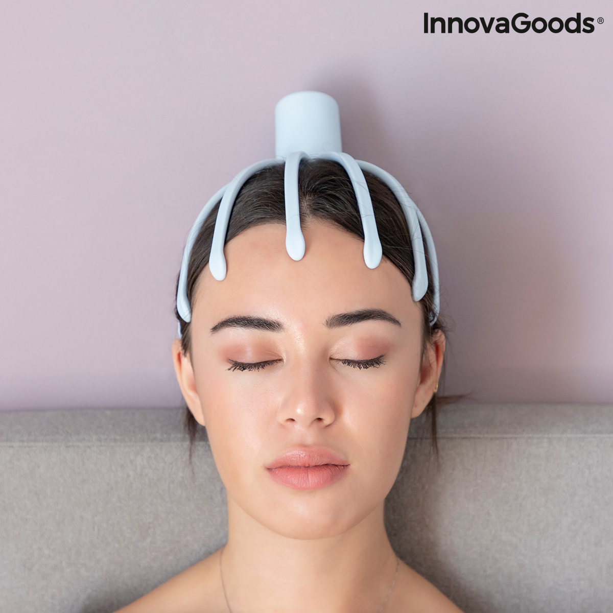 Massager med omladdningsbart huvud InnovaGoods Modelo Helax (Renoverade A) - 8