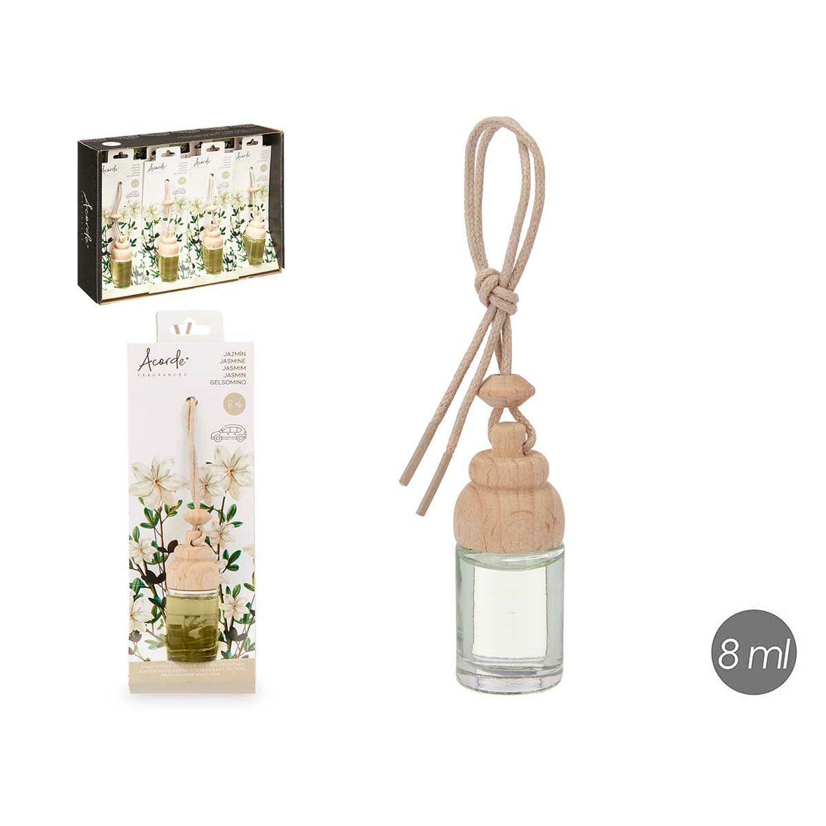 Bambupinnar Acorde Glas Doft Jasmin 8 ml (12 antal) - 3