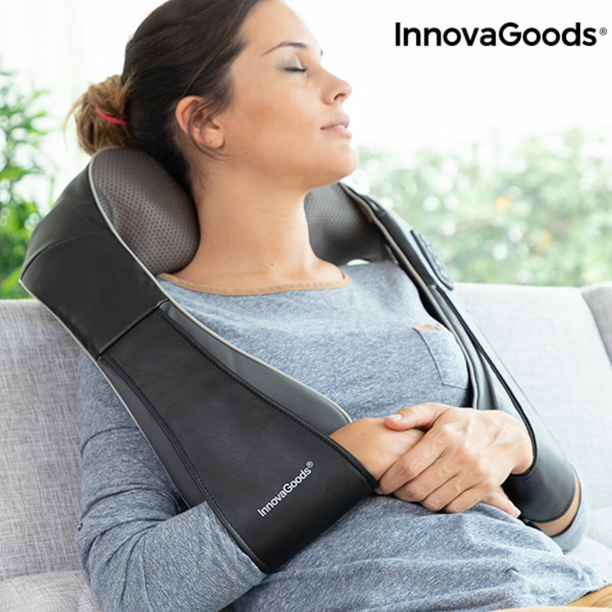 Massageapparat Shiatsu Pro Massaki InnovaGoods 24W (Renoverade B) - 7