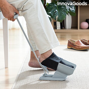Strumpstöd och Skohorn med strumpborttagare Shoeasy InnovaGoods