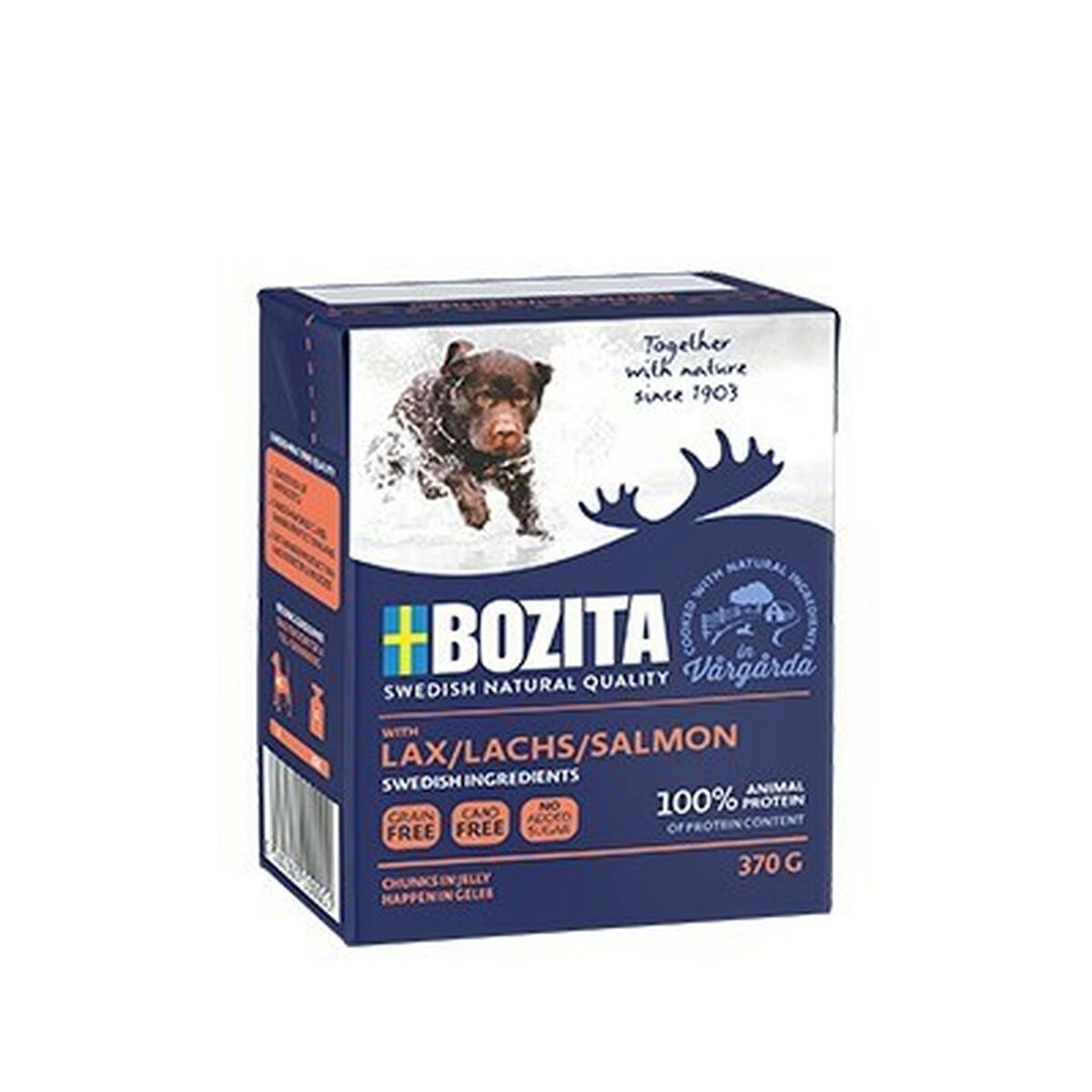 Våt mat Bozita 00004260 Lax Fisk 370 g - 2