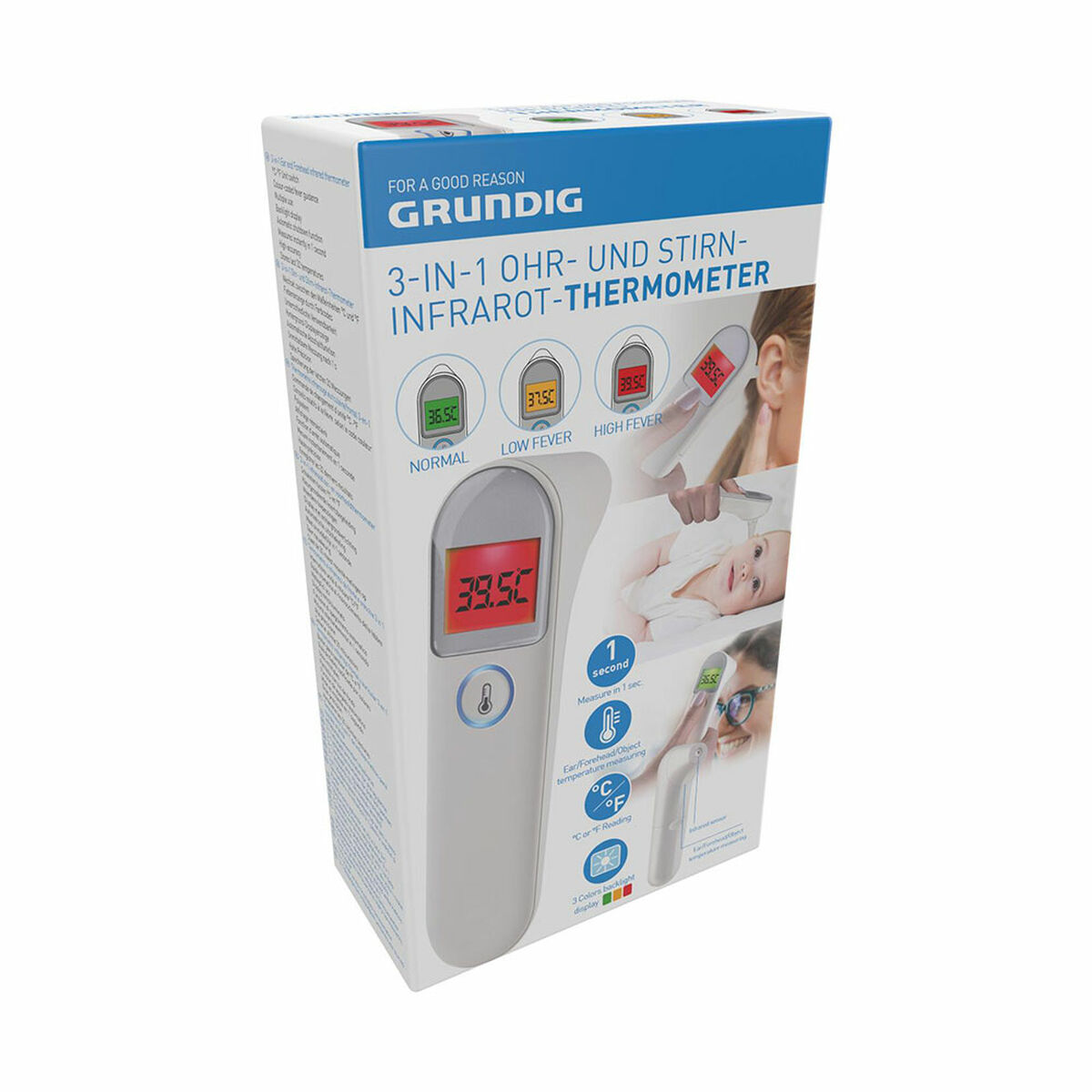 Infraröd Termometer Grundig 3 i 1 - 2