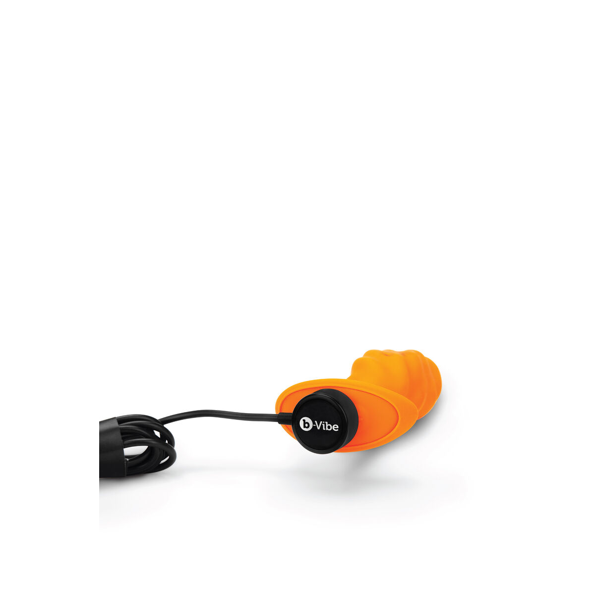 Vibrerande anuspropp B-Vibe Swirl Texture Orange - 7