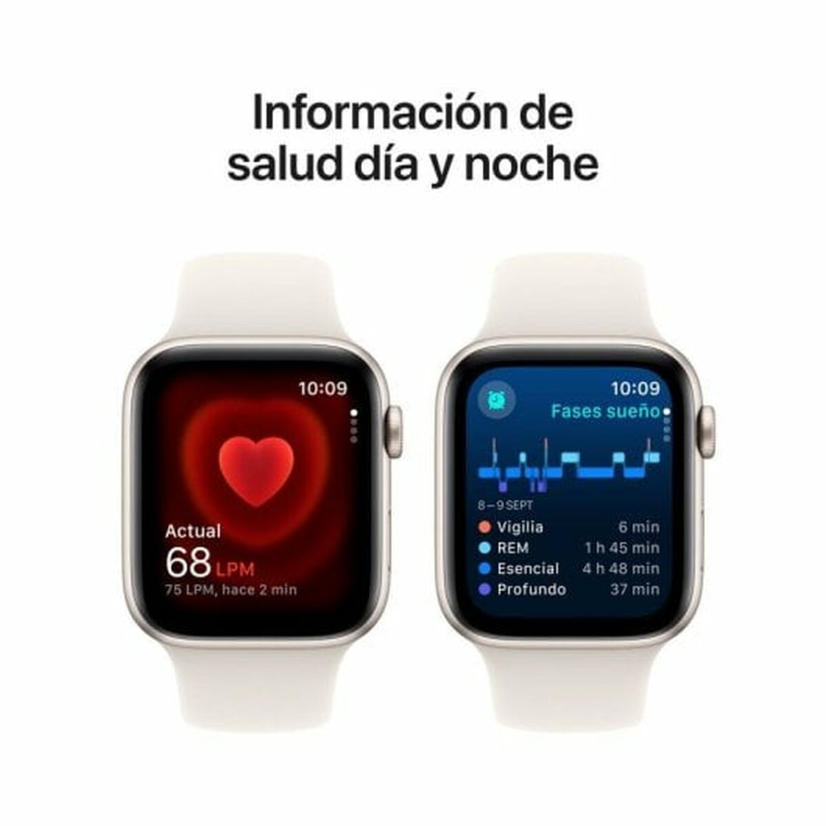 Smartklocka Apple SE GPS 44mm Vit 44 mm - 5