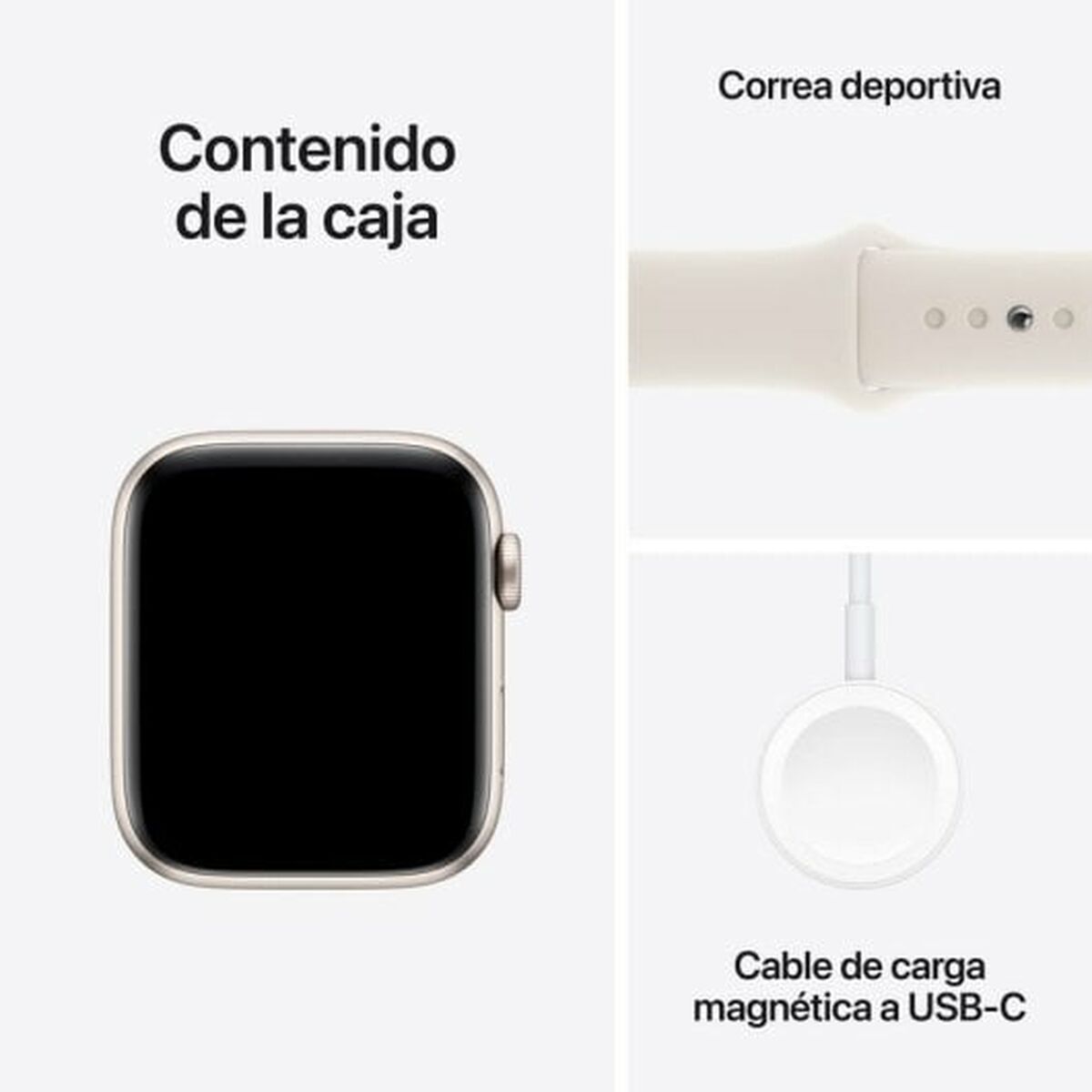 Smartklocka Apple SE GPS 44mm Vit 44 mm - 7