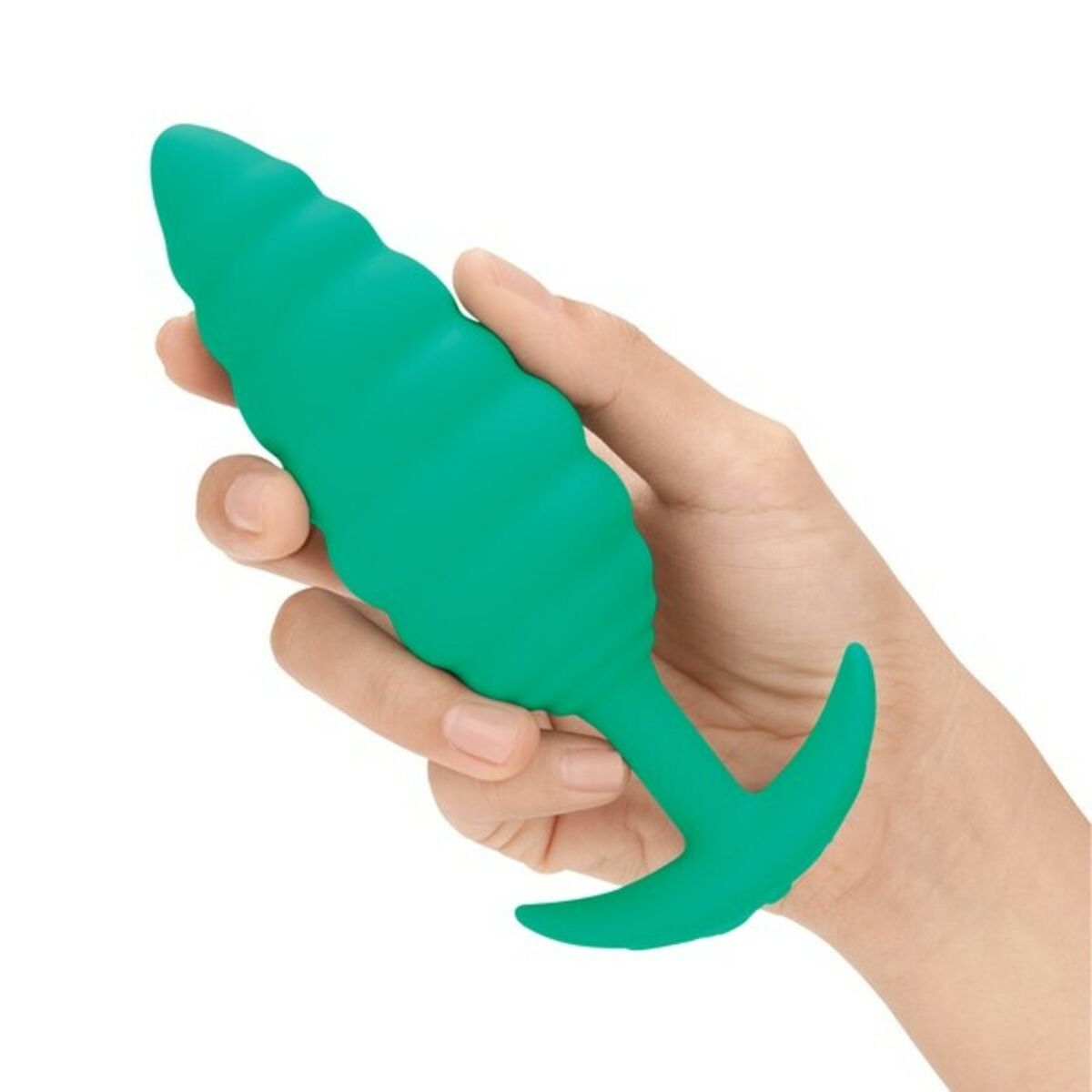 Vibrerande anuspropp B-Vibe Twist Texture Grön - 2