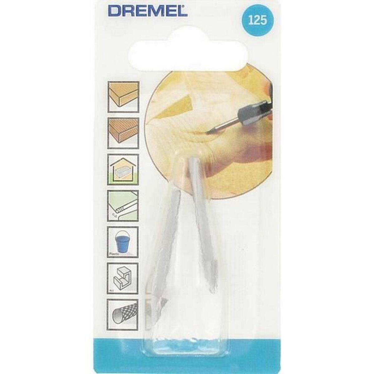 Milling Cutter Dremel 125 Ø 6,4 mm (2 antal) - 5