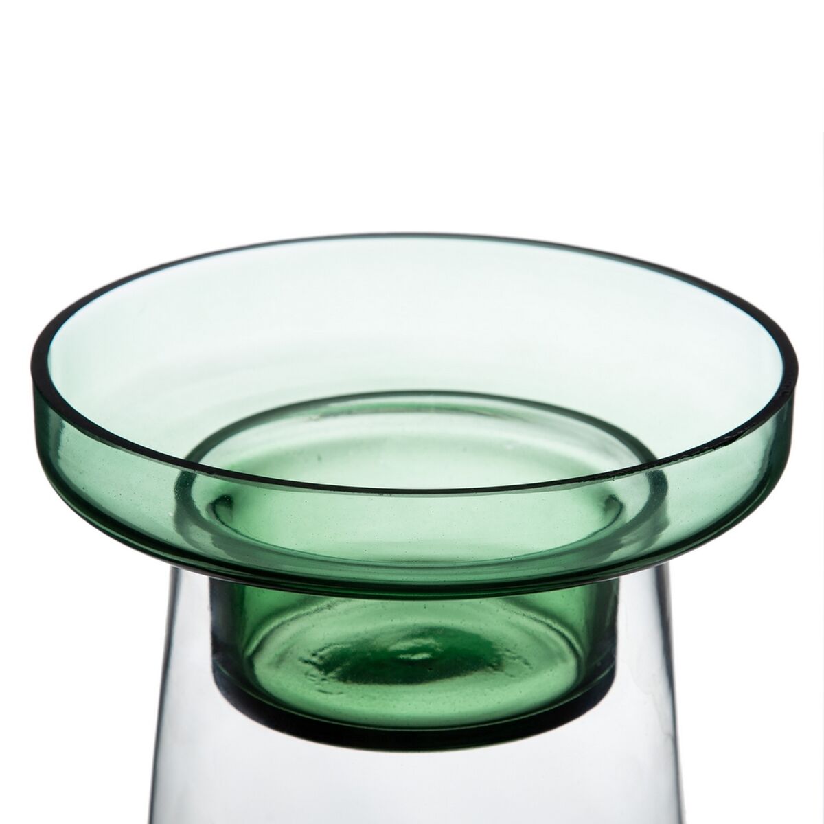 Ljusstakar 16,5 x 16,5 x 35 cm Grön Glas - 6