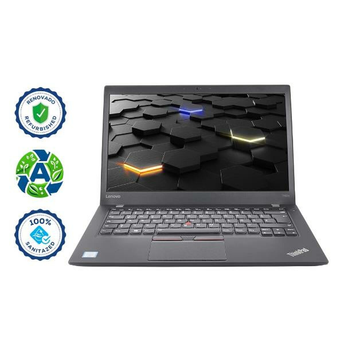 Bärbar dator Lenovo ThinkPad T460S 14" Intel© Core™ i5-6300U 8 GB RAM 256 GB SSD Qwerty Spanska (Renoverade A) - 2