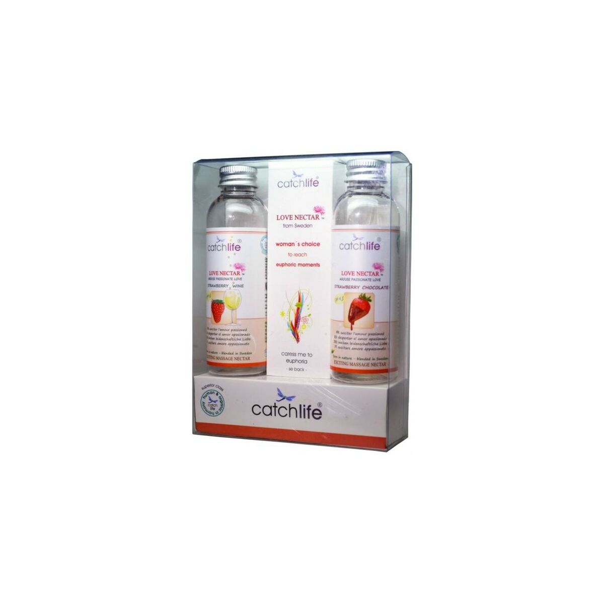 Glidmedel Nature Body Nectar I 2 x 75 ml Jordgubbe