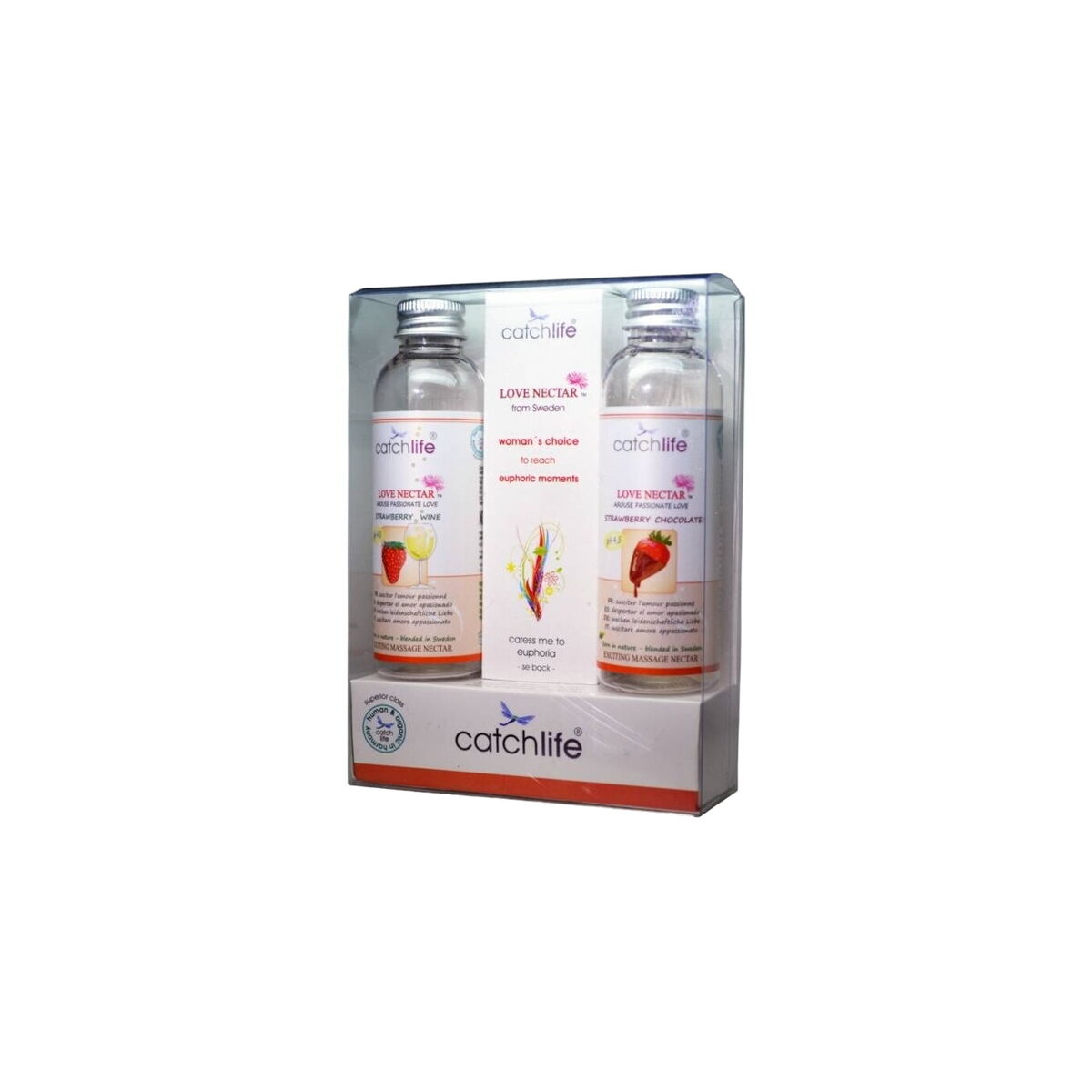 Glidmedel Nature Body Nectar I 2 x 75 ml Jordgubbe - 2