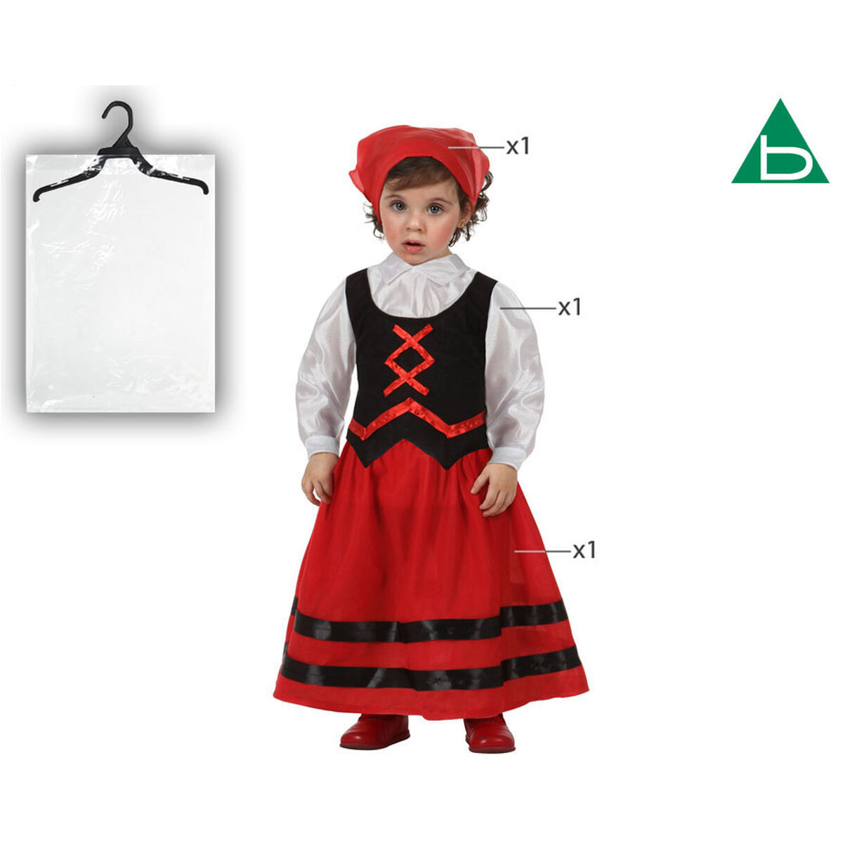 Maskeraddräkt bebis Kvinnlig herde - 22