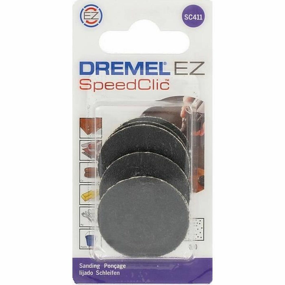 Slipskivor Dremel SC411 Ez Speedclick Multiverktyg - 5
