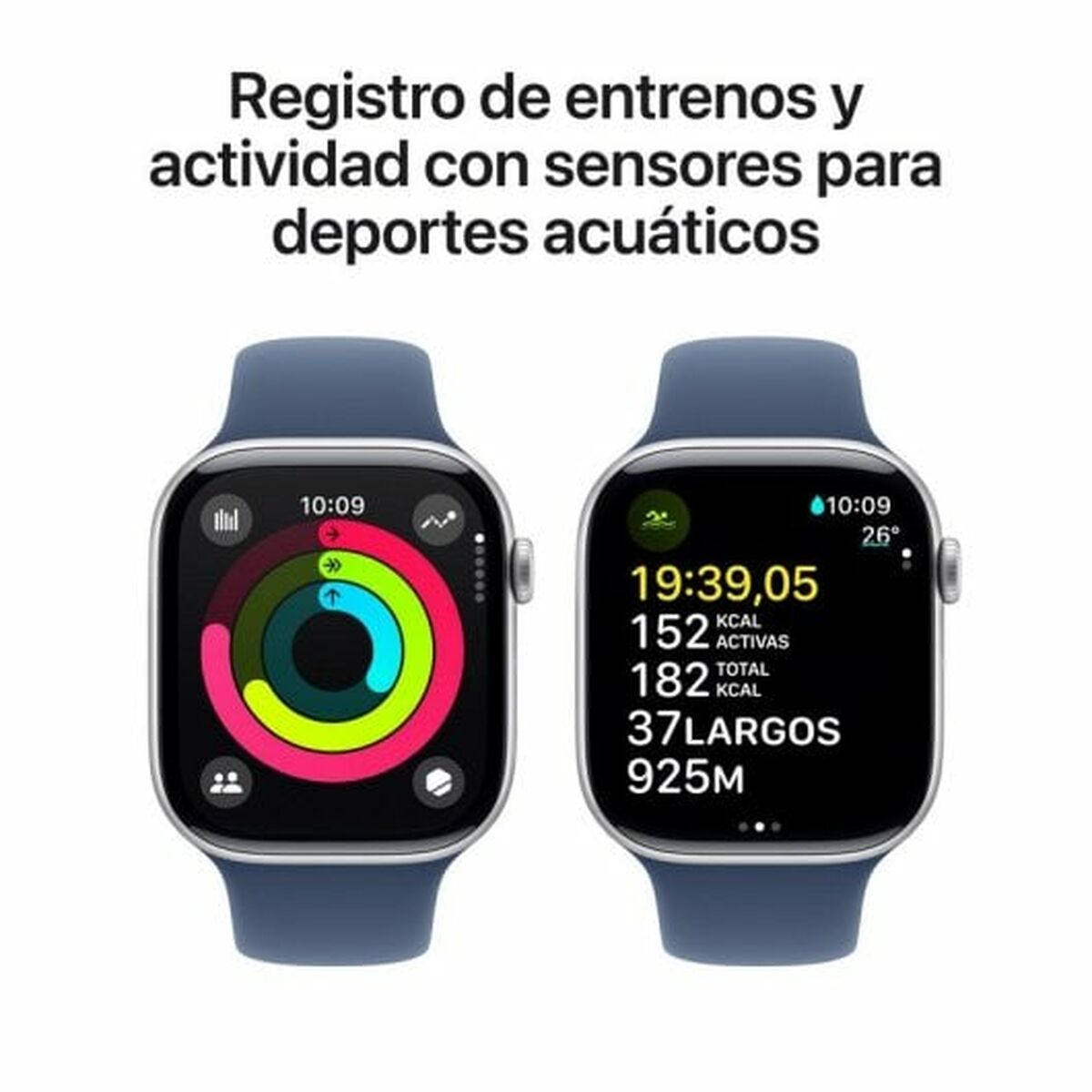 Smartklocka Apple Series 10 GPS + Cellular 42mm Silvrig Ø 46 mm - 4