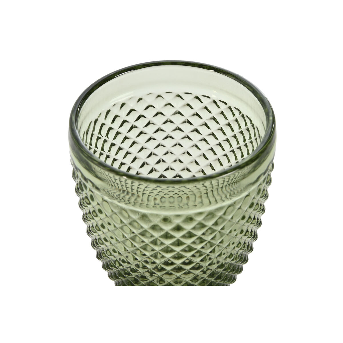 Glasset DKD Home Decor Grön Glas 240 ml - 2