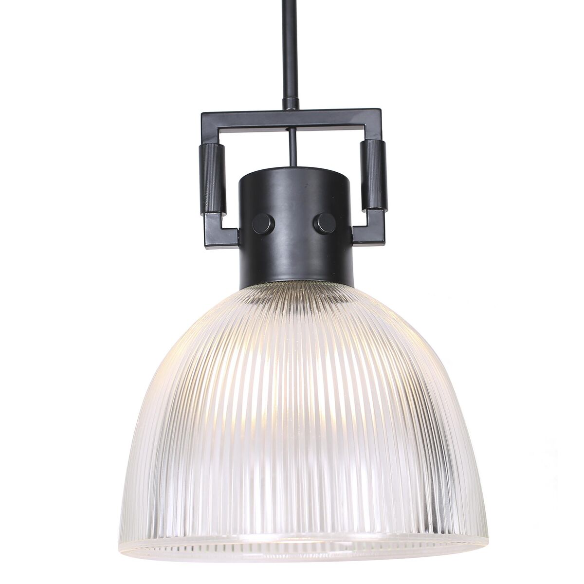 Taklampa DKD Home Decor Svart Silvrig Metall Glas 25,4 x 25,4 x 35,5 cm (2 antal) - 7