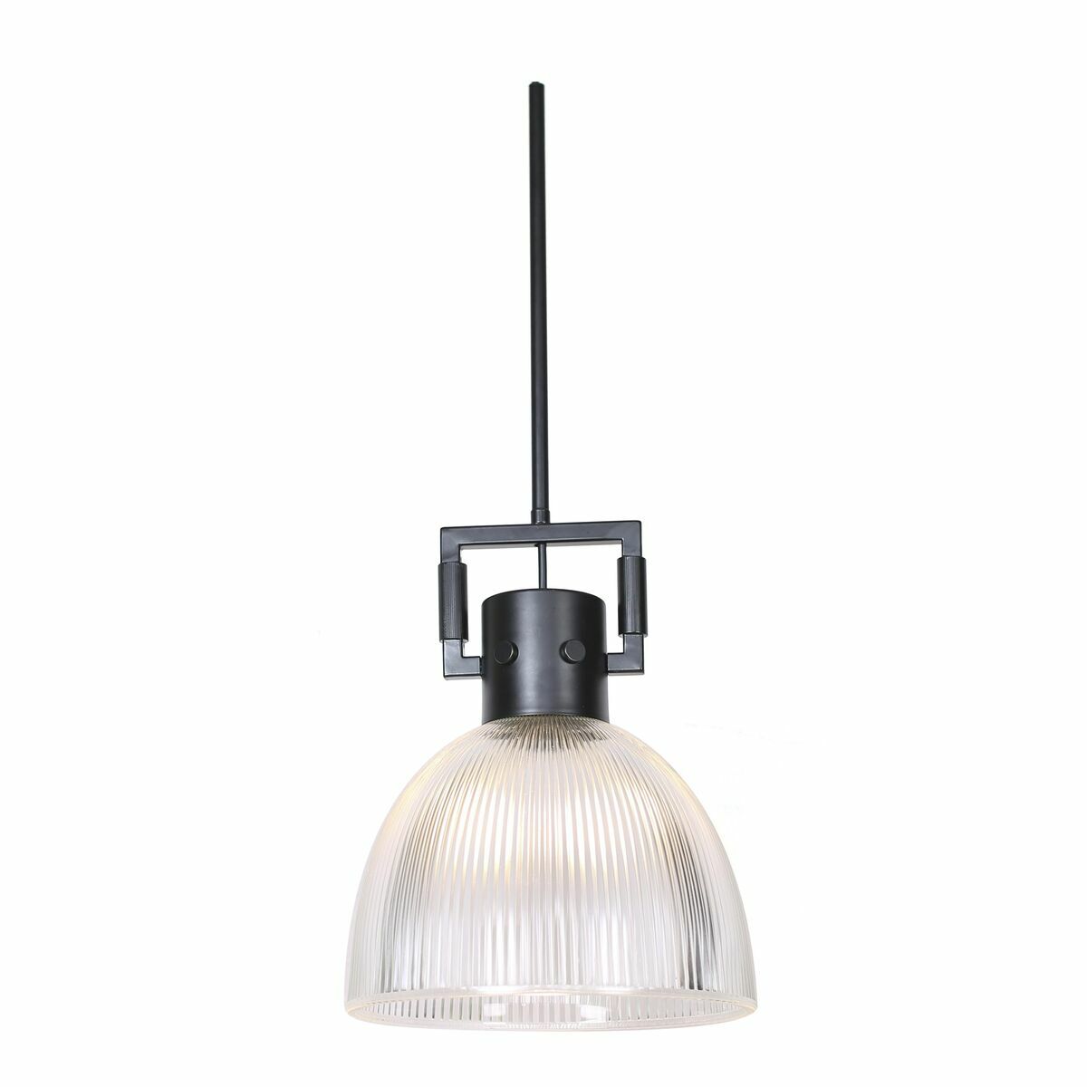 Taklampa DKD Home Decor Svart Silvrig Metall Glas 25,4 x 25,4 x 35,5 cm (2 antal) - 5