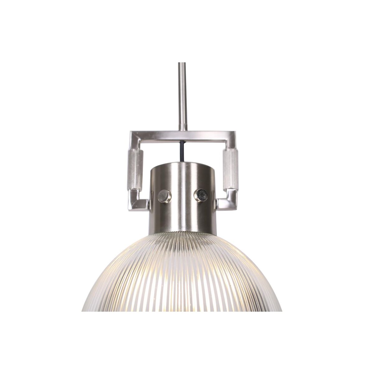 Taklampa DKD Home Decor Svart Silvrig Metall Glas 25,4 x 25,4 x 35,5 cm (2 antal) - 3