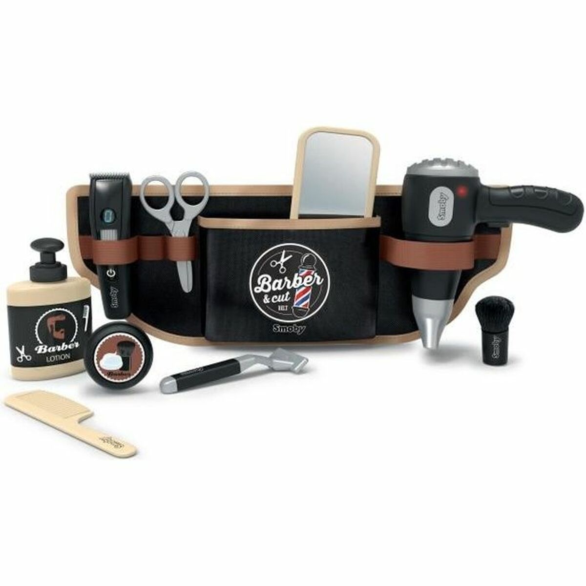 Sminkset för barn Smoby BARBER & CUT BELT Svart - 7