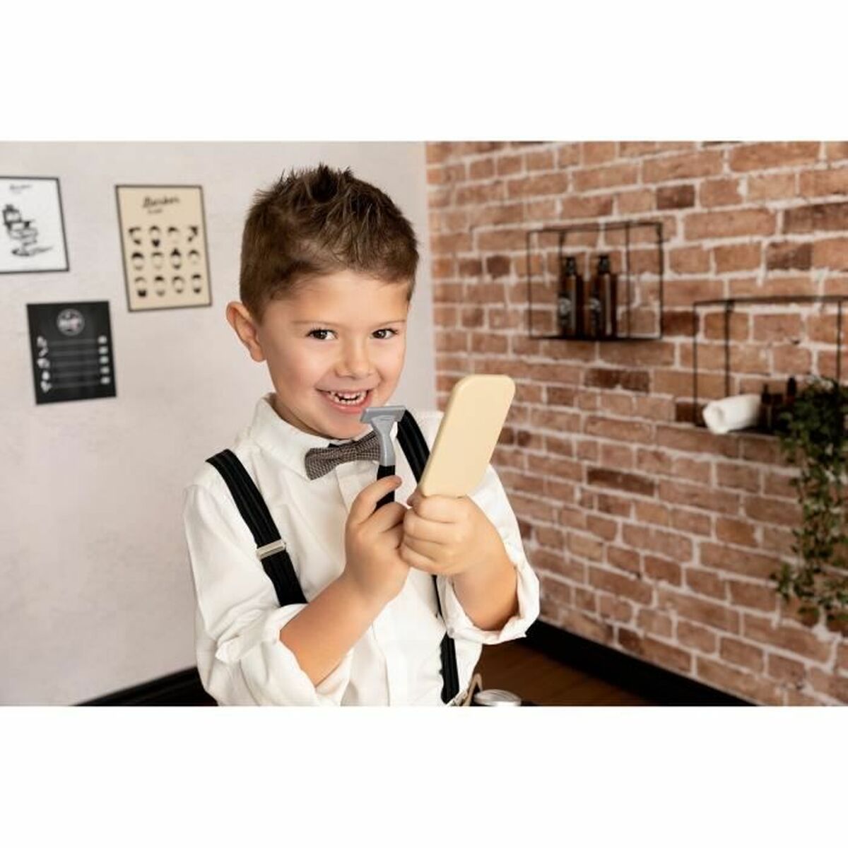 Sminkset för barn Smoby BARBER & CUT BELT Svart - 4