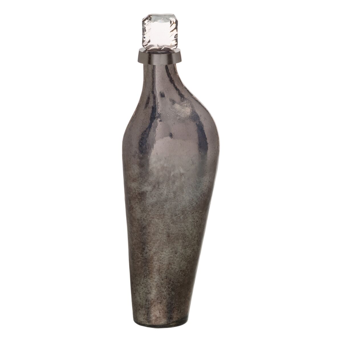 Flaska Silvrig 13 x 10 x 43 cm Dekorations