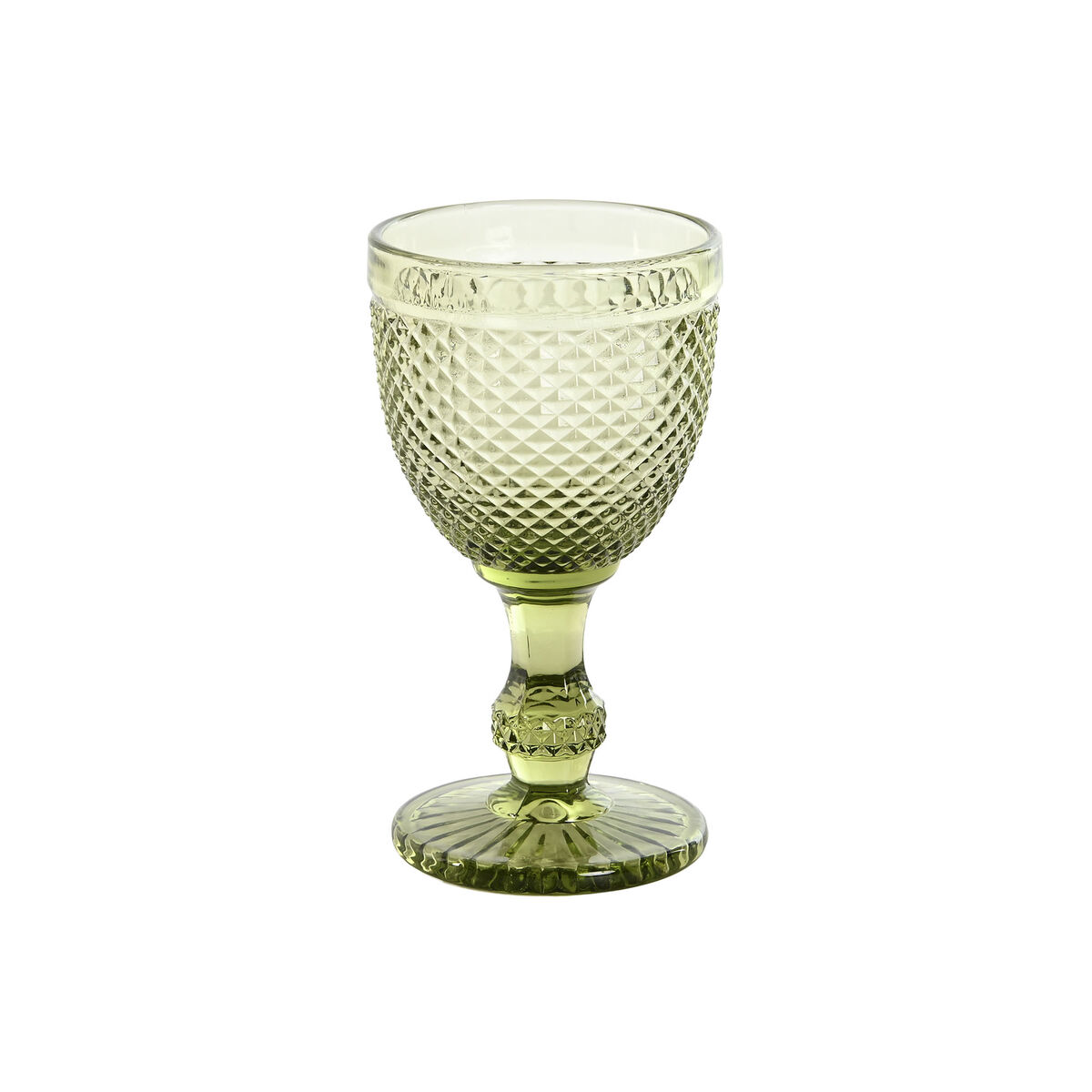 Glasset DKD Home Decor Grön Glas 325 ml