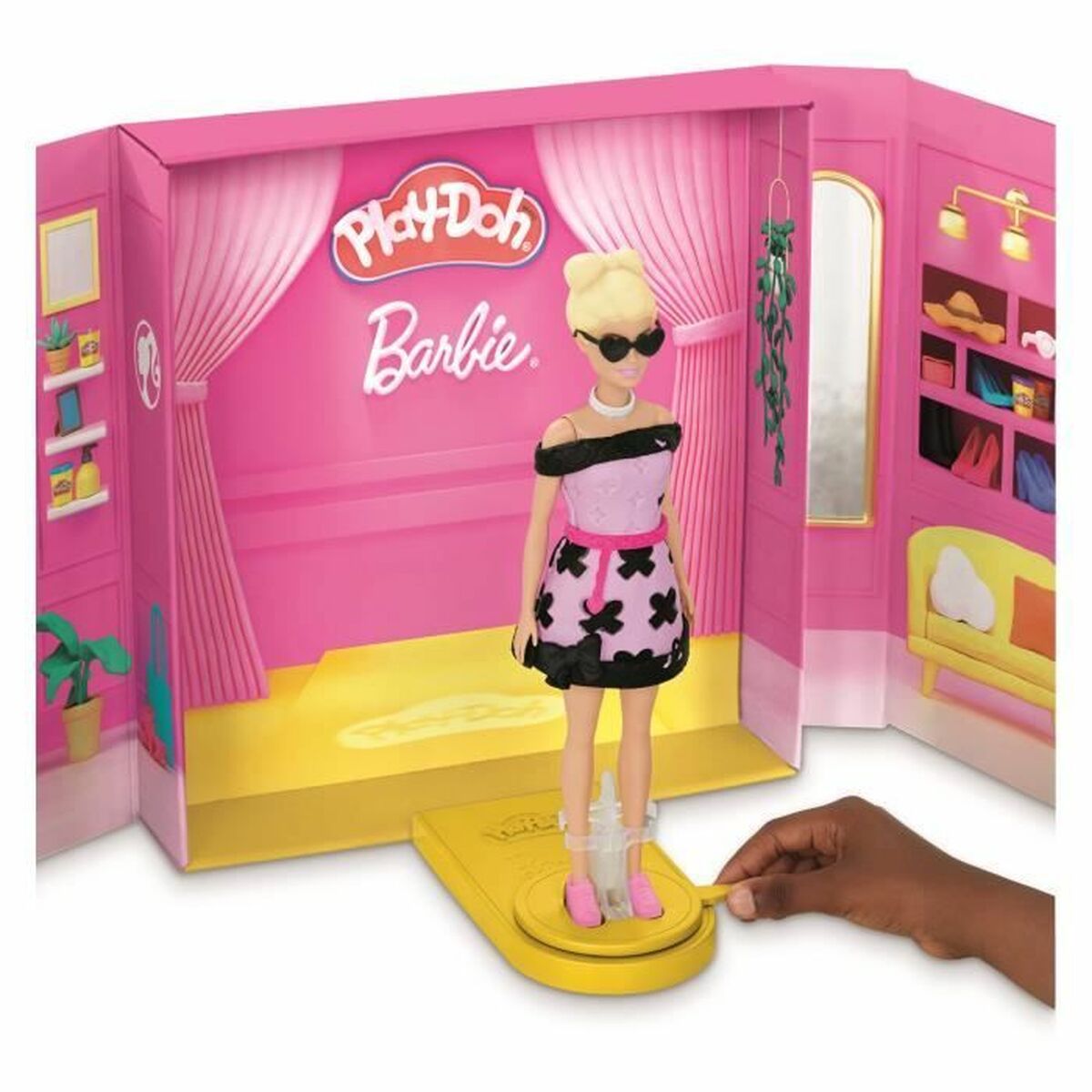 Modellera Spel Play-Doh Barbie Designer Fashion Show Multicolour - 3