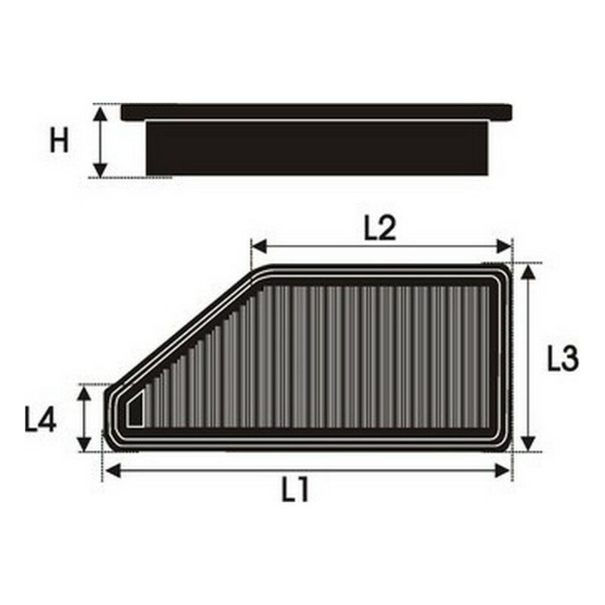Luftfilter Green Filters P960137 - 4