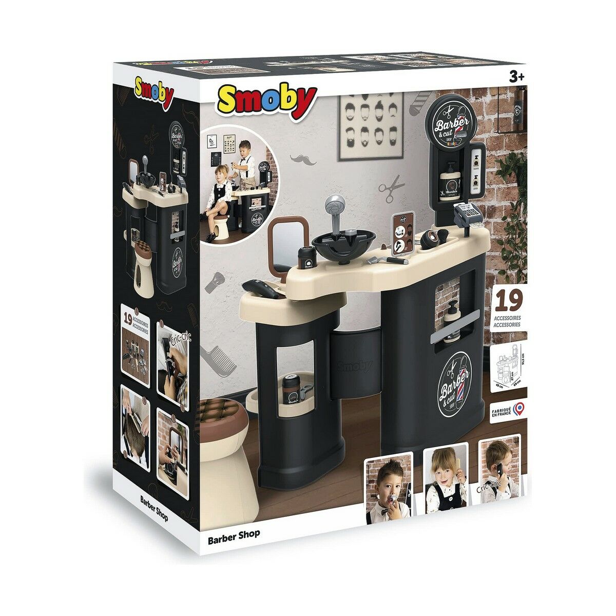 Frisörset för barn Smoby BARBER SHOP 69 x 48 x 91,5 cm 69 x 48 x 91,5 cm - 5