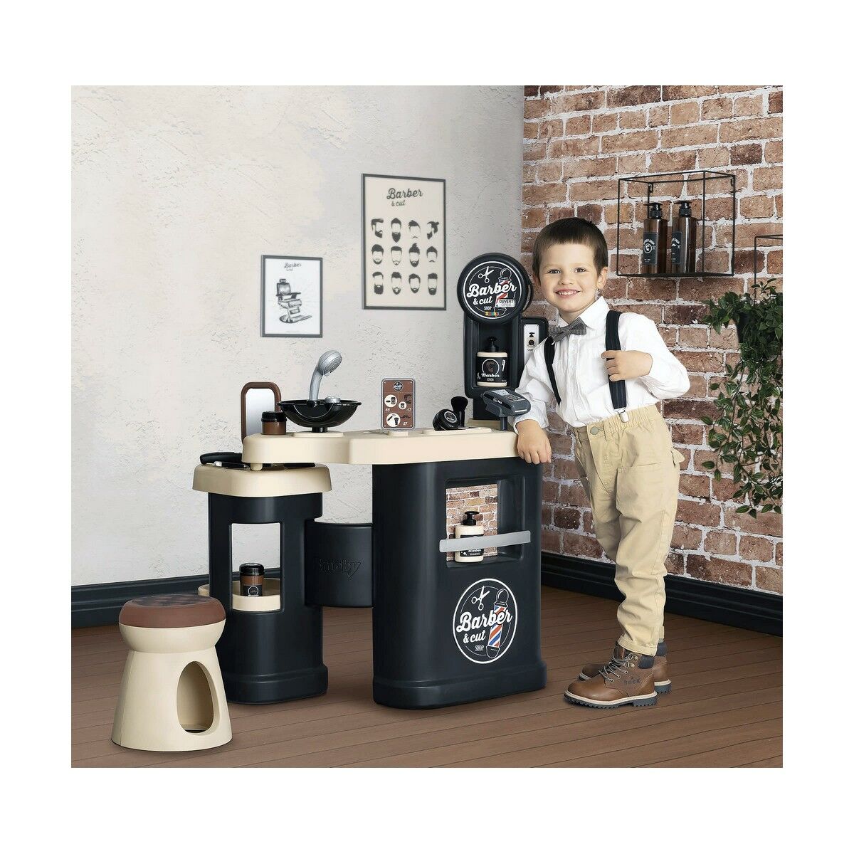 Frisörset för barn Smoby BARBER SHOP 69 x 48 x 91,5 cm 69 x 48 x 91,5 cm - 3