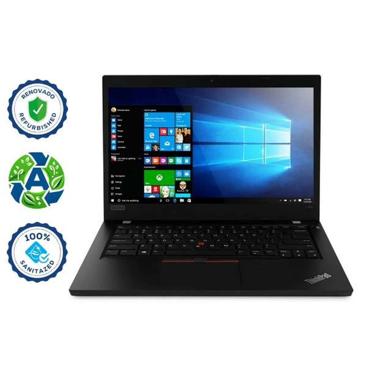 Bärbar dator 20Q5002DGE 14" Intel Core I5-8265U 8 GB RAM 256 GB SSD Qwerty Spanska (Renoverade A) - 2