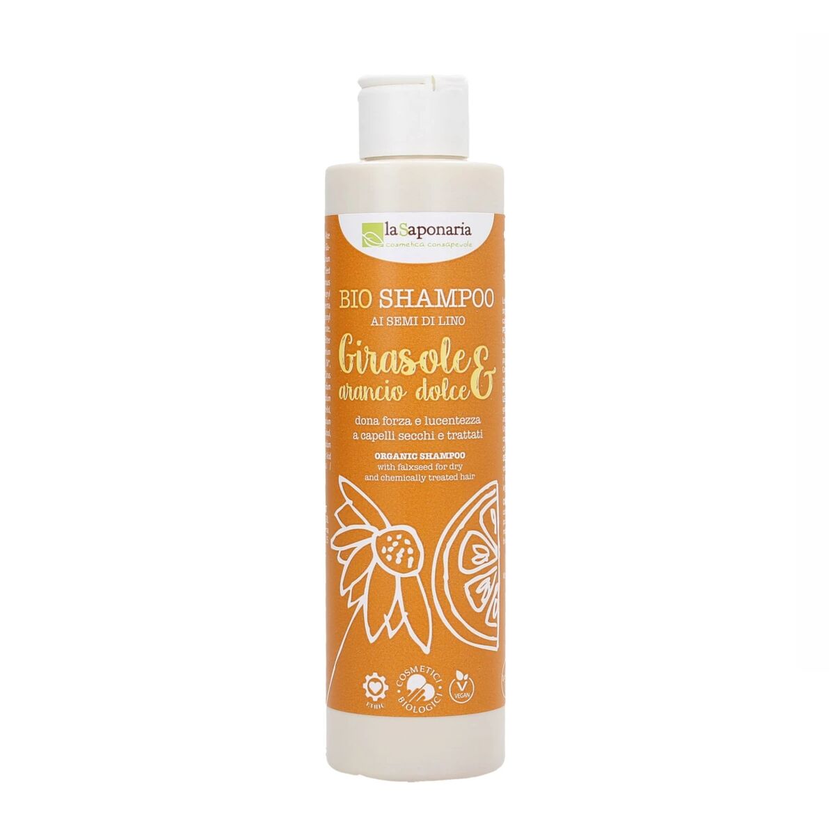 Schampo La Saponaria Bio Orange 200 ml Solros