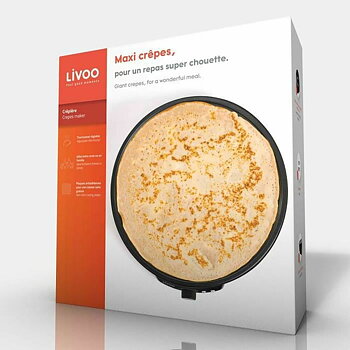 Pannkaksmaskin Livoo DOP196 1000W Svart